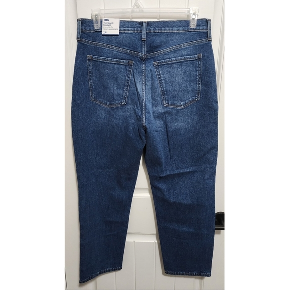 Old Navy the sky hi straight jean extra high rise Size 14 womens NEW NWT - Picture 3 of 5